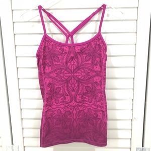 Athleta Harmonious Pink Bra Tank